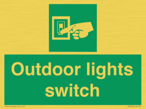 Outdoor lights switch